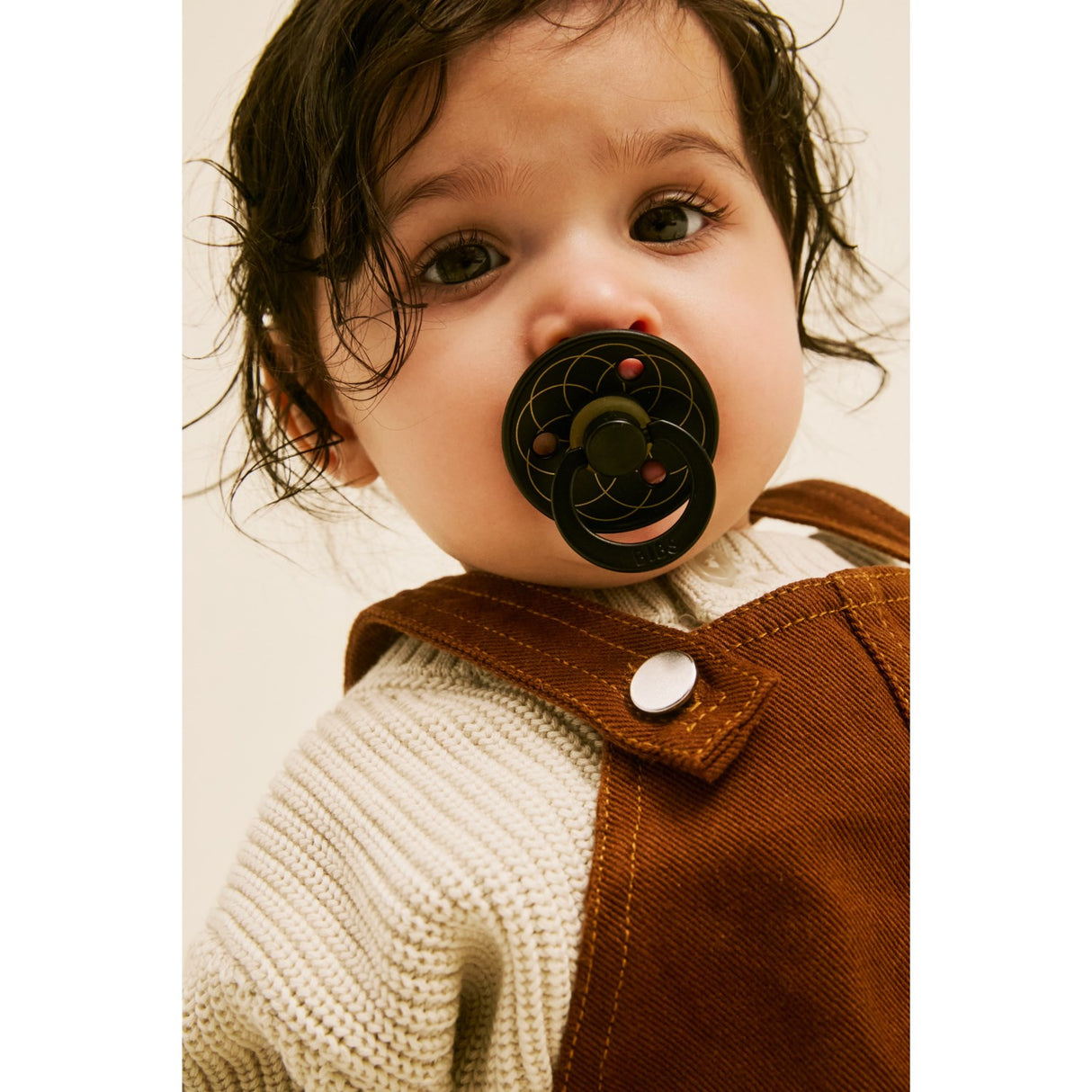 Bibs Ivory Gold Black Gold Napp Studio Colour 4 Pack Noor & Layl Latex