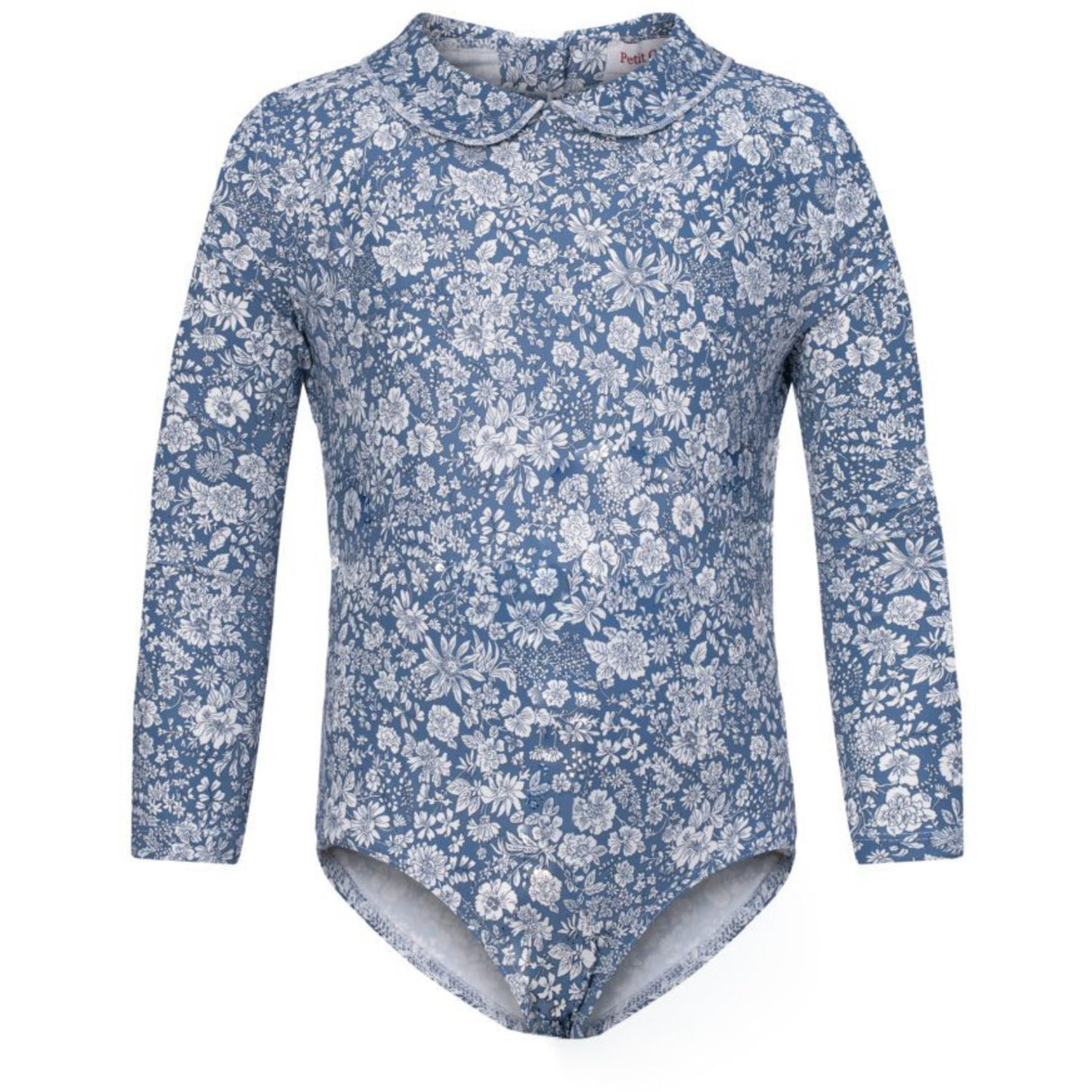 Petit Crabe Evening Sky (Made With Liberty© Fabric) Peeter Pan Baddräkt L/S