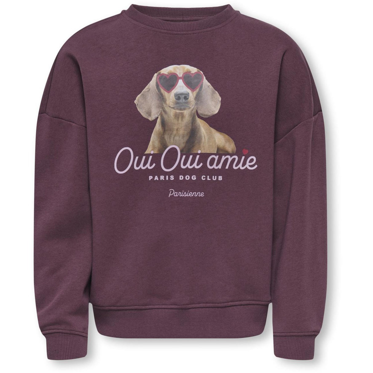 kids ONLY Fudge Oui Kogbila L/S Ovz Print O-Neck Swt Noos