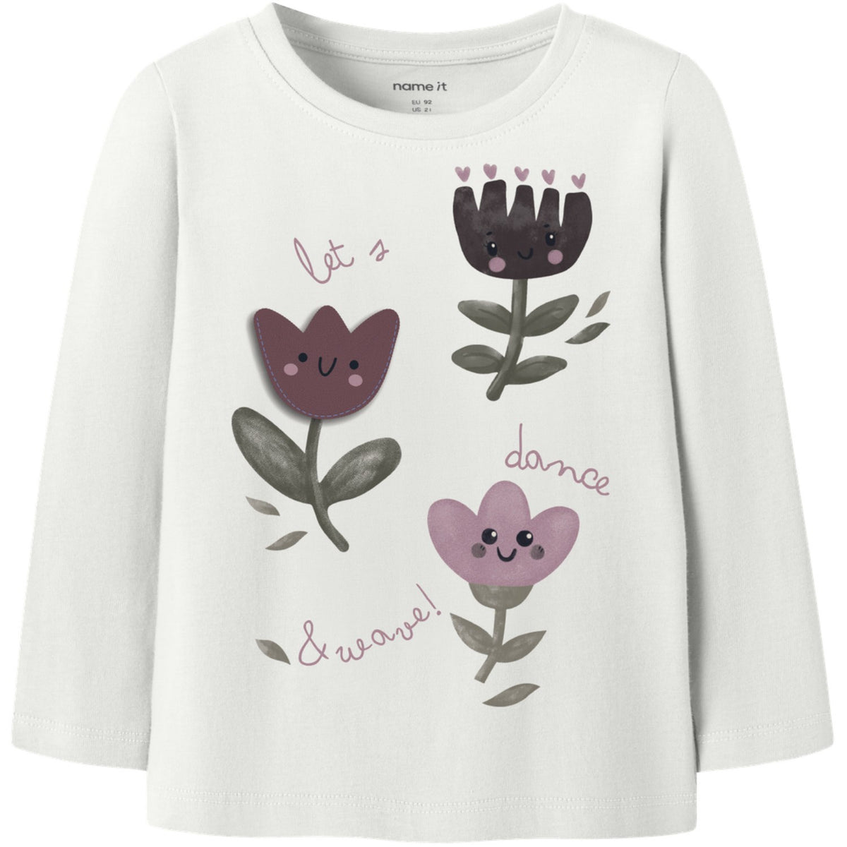 Name It Cloud Dancer Nmfonelia Ls Topp Låda