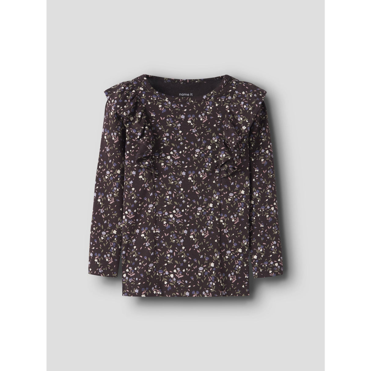 Name It Chocolate Plum Nmfoceana Ls Xsl Topp
