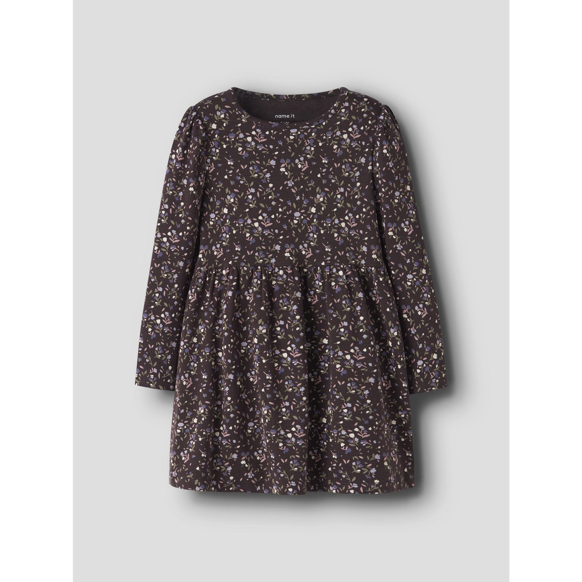Name It Chocolate Plum Nmfoceana Ls Klänning