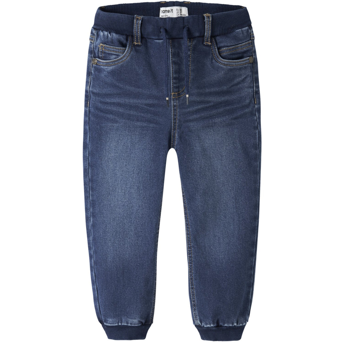Name It Dark Blue Denim Nmmben Baggy R Fleece Jeans 7509-An
