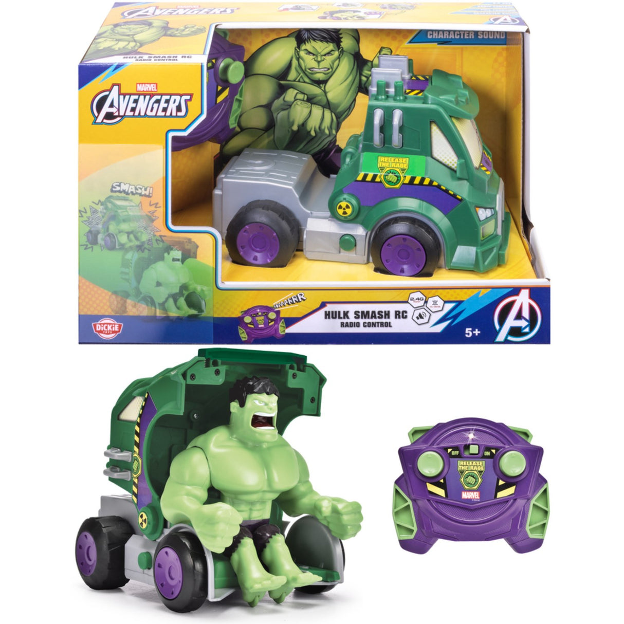 Dickie Toys RC Smash Up Hulk 1:24