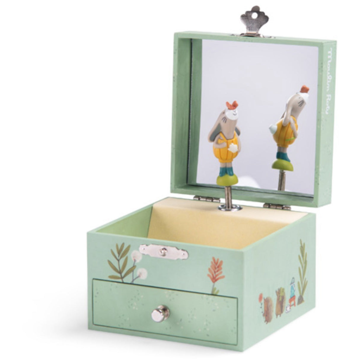 Moulin Roty smyckesask med musik - Trois Petits Lapins