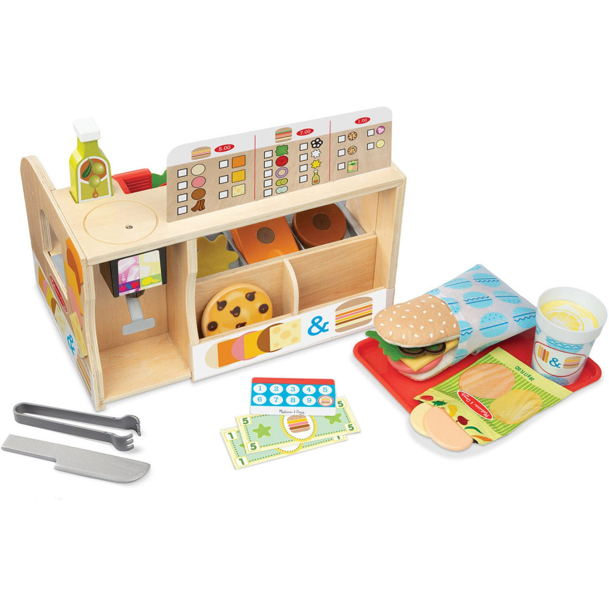 Melissa & Doug Multifarvet Sandwich-Disk Sett Med 52 Dele