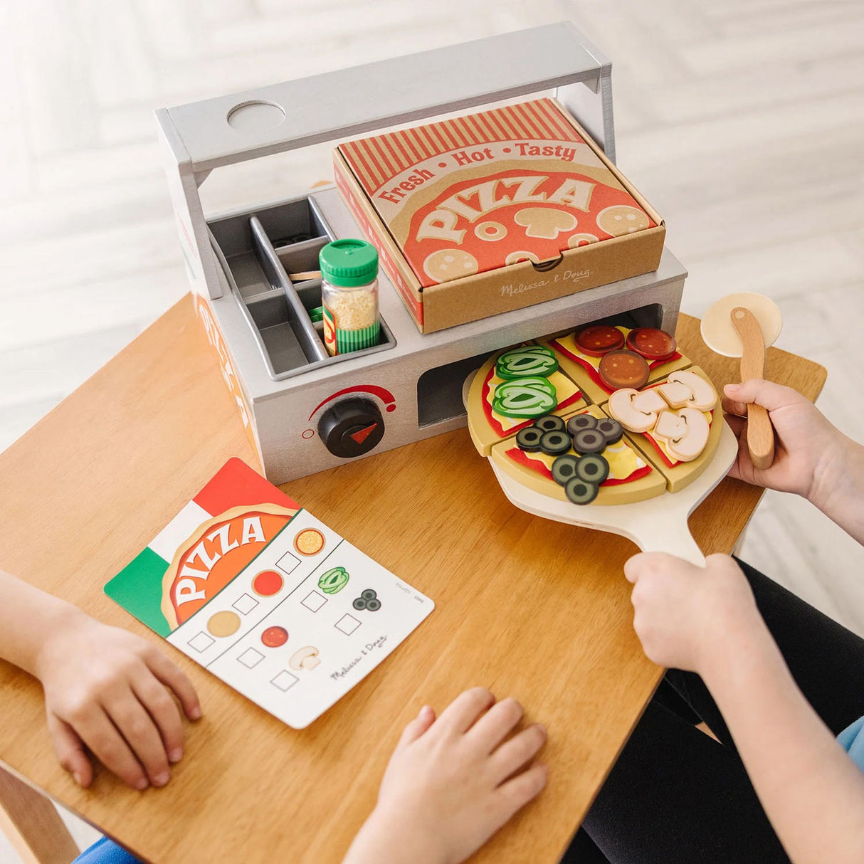 Melissa & Doug Multifarvet Legesæt Pizzaovn