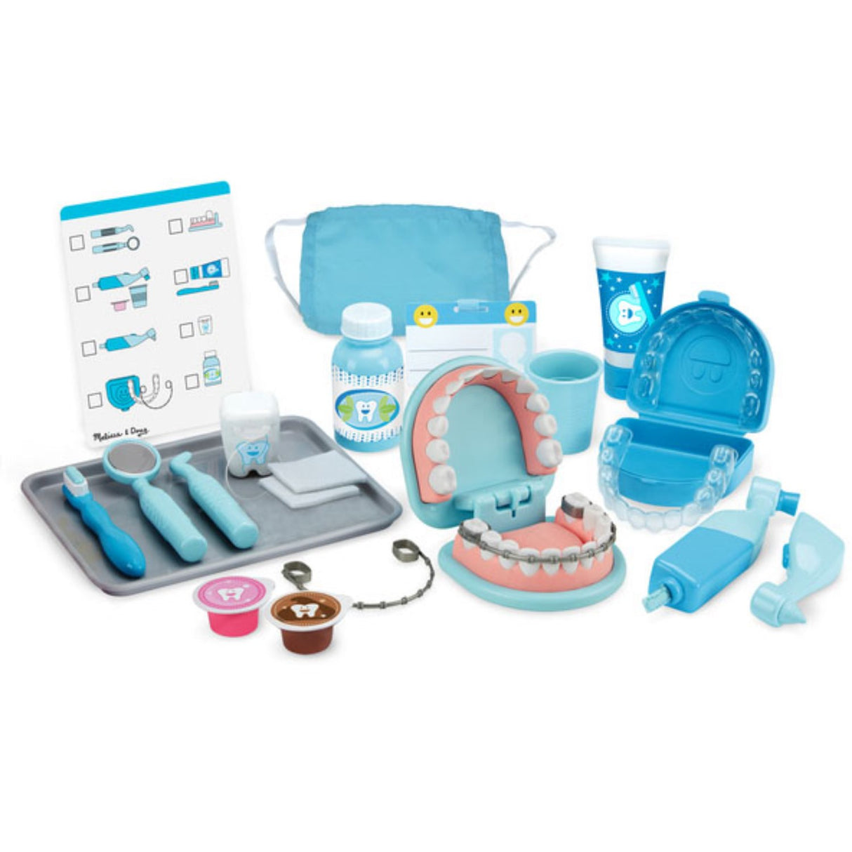 Melissa & Doug Multifarvet Leksak Super Smile Dentist Play Set