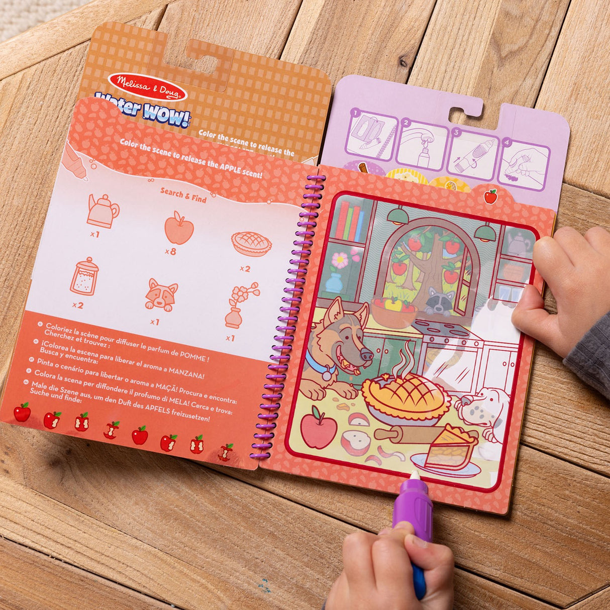 Melissa & Doug Lilla Målarbok "Water Wow!" Snackdufte