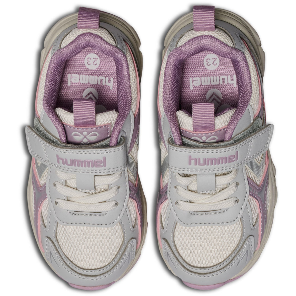 Hummel Marshmallow/Silver Effort One Infant Sneakers