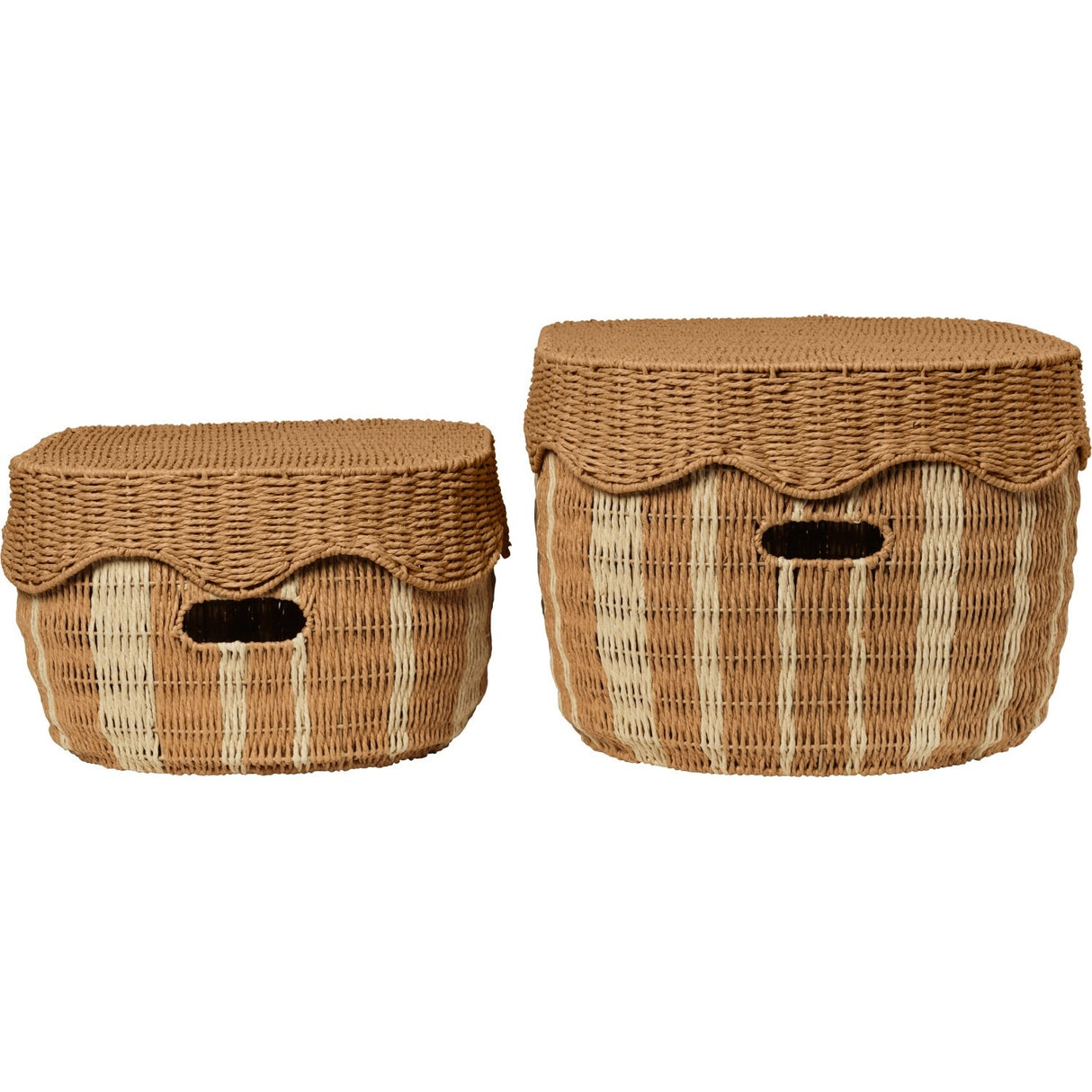 Ferm Living Natural/Off-white Rivan Förvaring Baskets 2 Pack