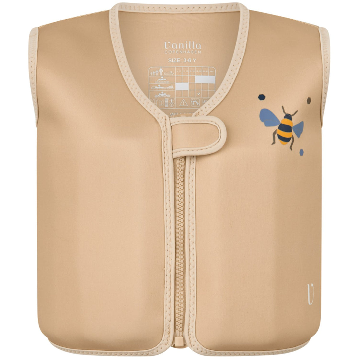 Vanilla COPENHAGEN Beige Honeybee Swim Väst Neoprene
