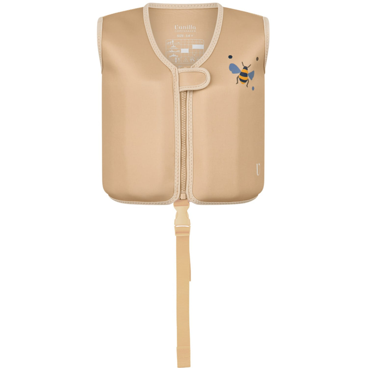 Vanilla COPENHAGEN Beige Honeybee Swim Väst Neoprene