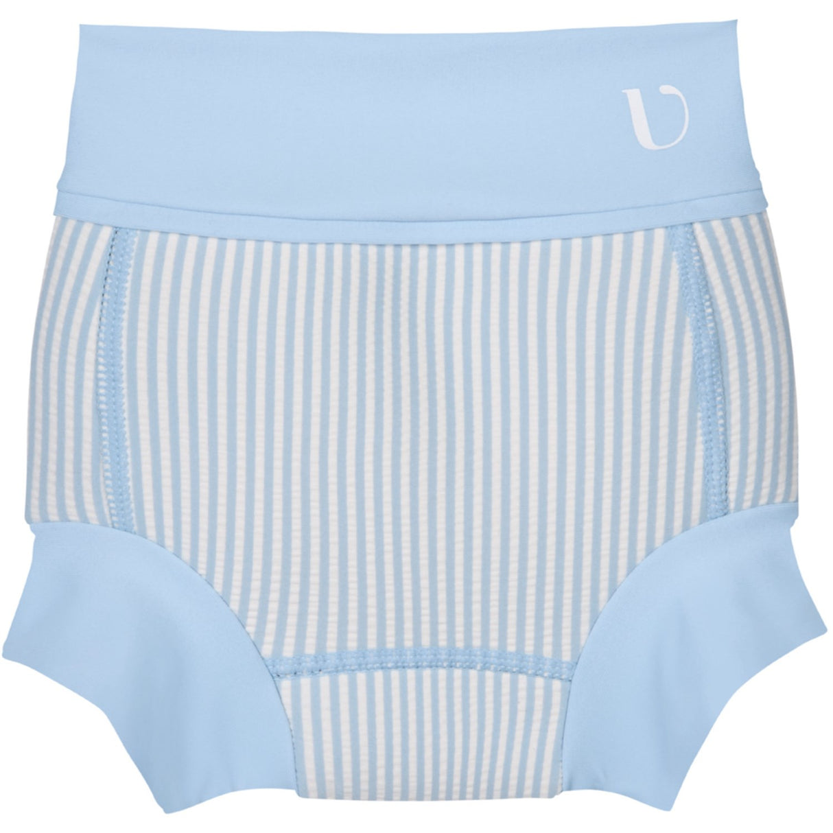 Vanilla COPENHAGEN Blue Swim Byxor Neoprene Seersucker