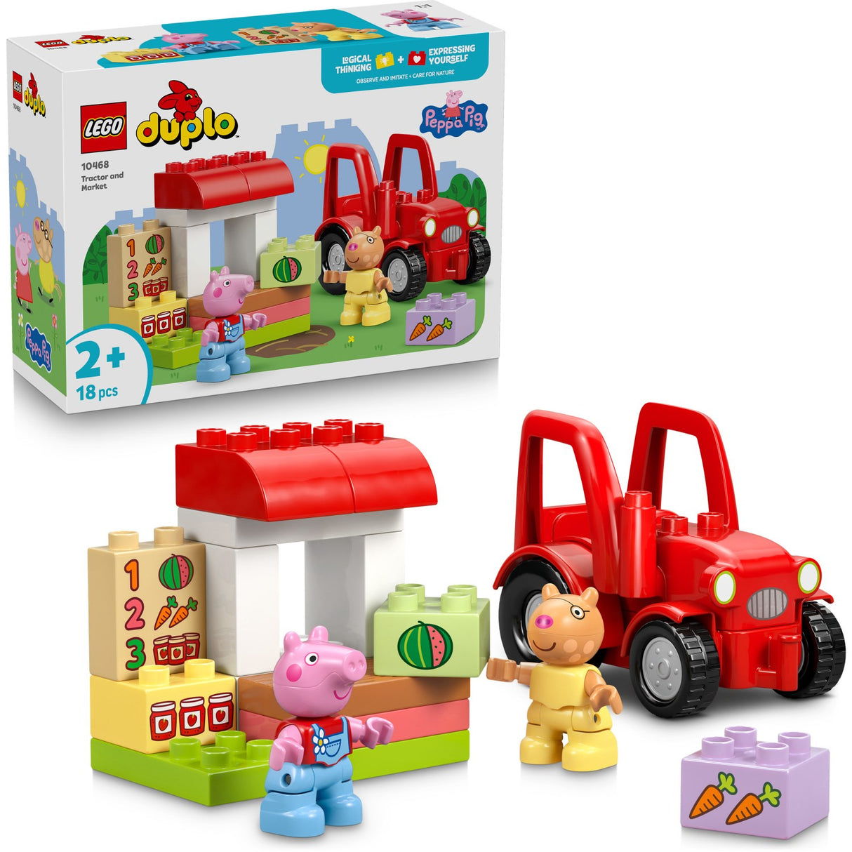 LEGO® DUPLO Gurli Gris Traktor Och Marked 10468