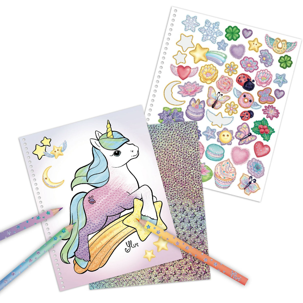 Ylvi Lucky Dragon Colouring Bok