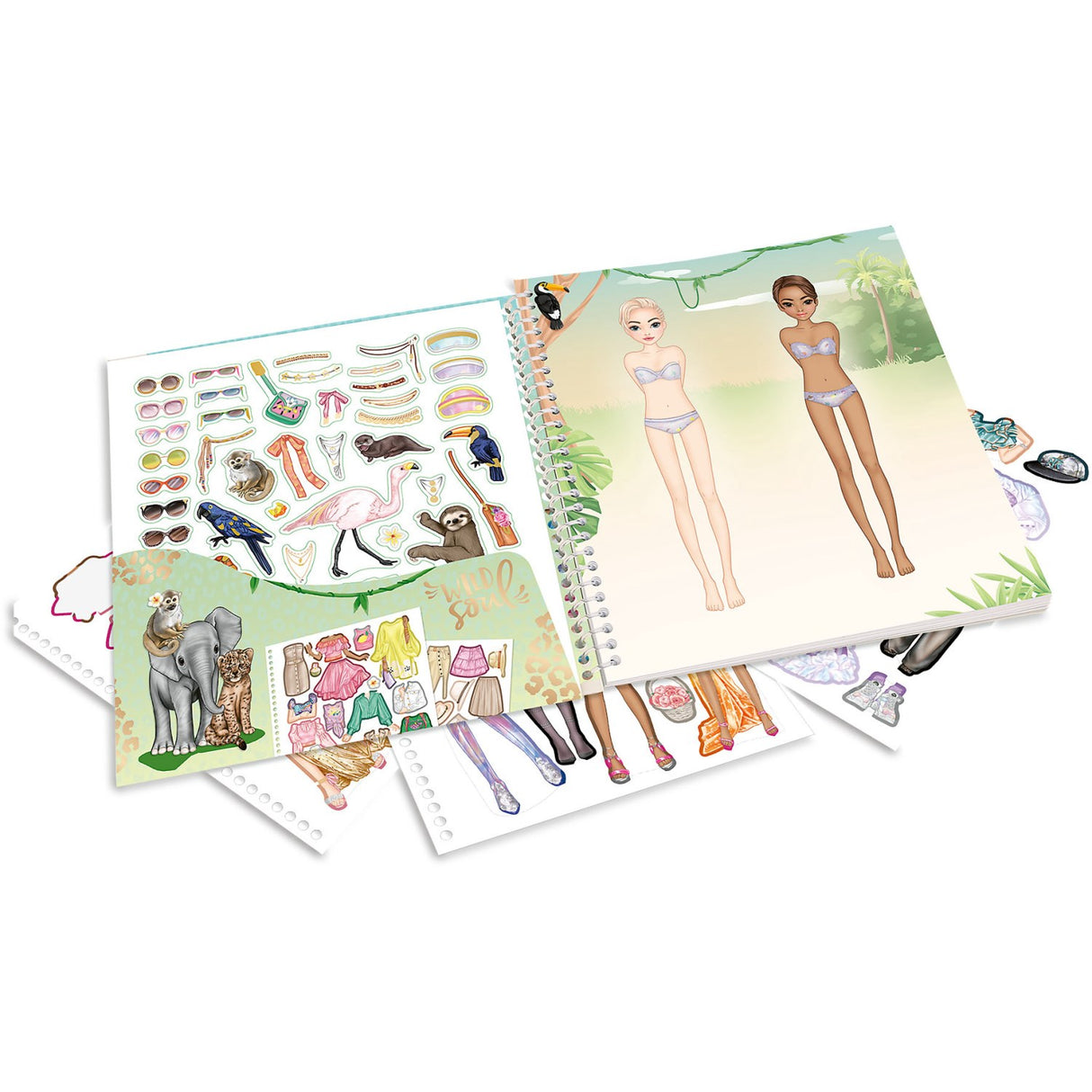 TOPModel Safari Klänning Me Up Stickerbook