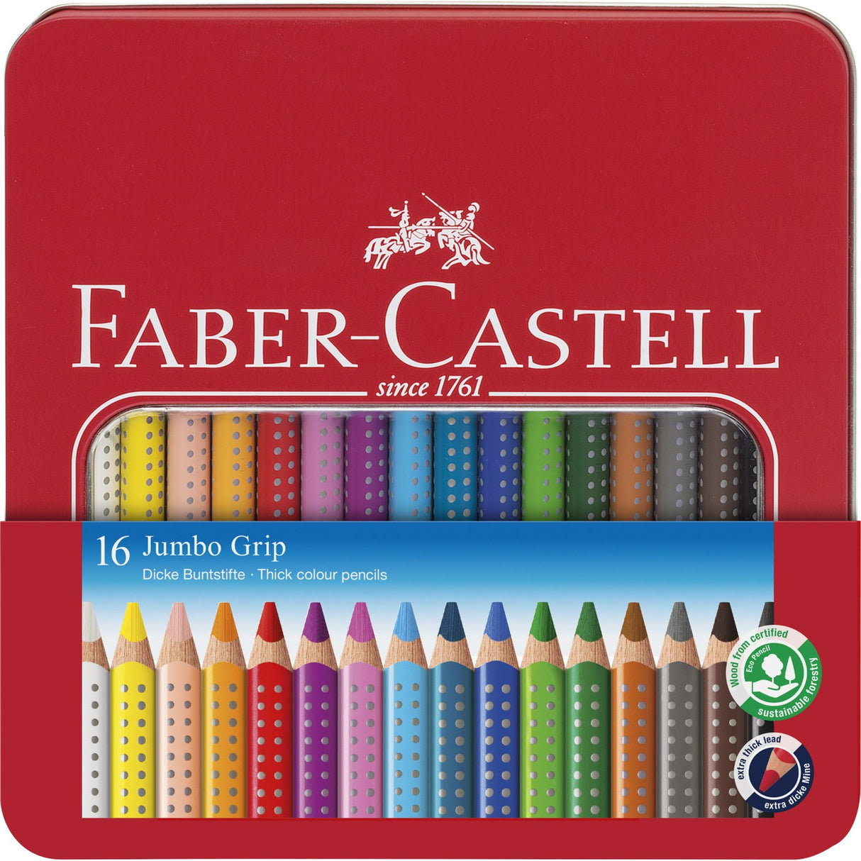 Faber-Castell akvarell Jumbo Vulture 16 stk
