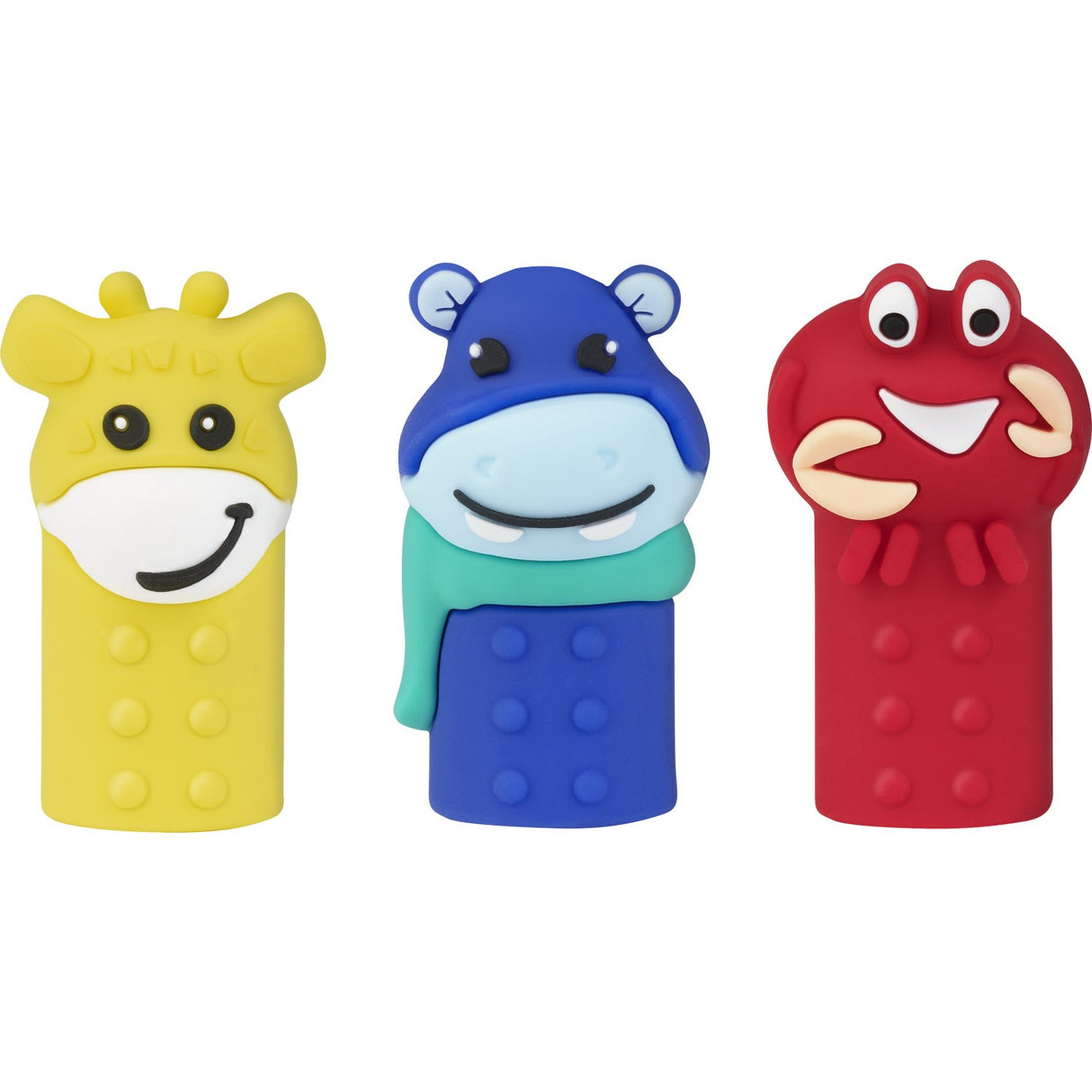 Faber-Castell Animal Caps för Grippy Crayons 3-i-1
