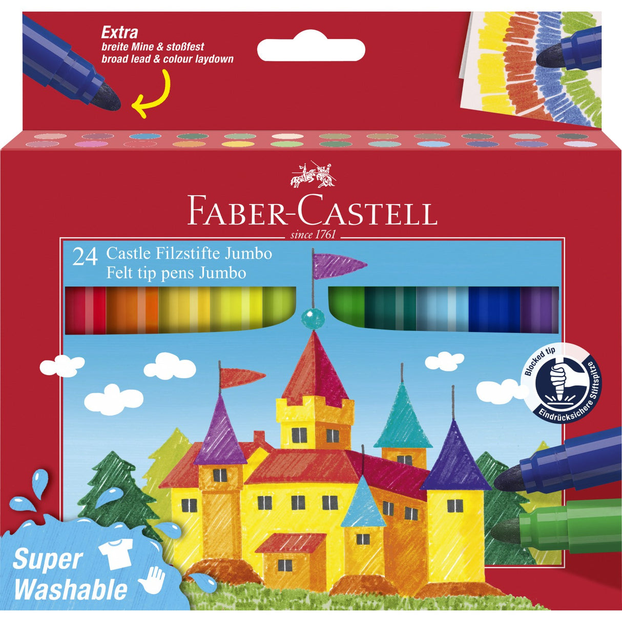 Faber-Castell Jumbo-markörer 24 stk