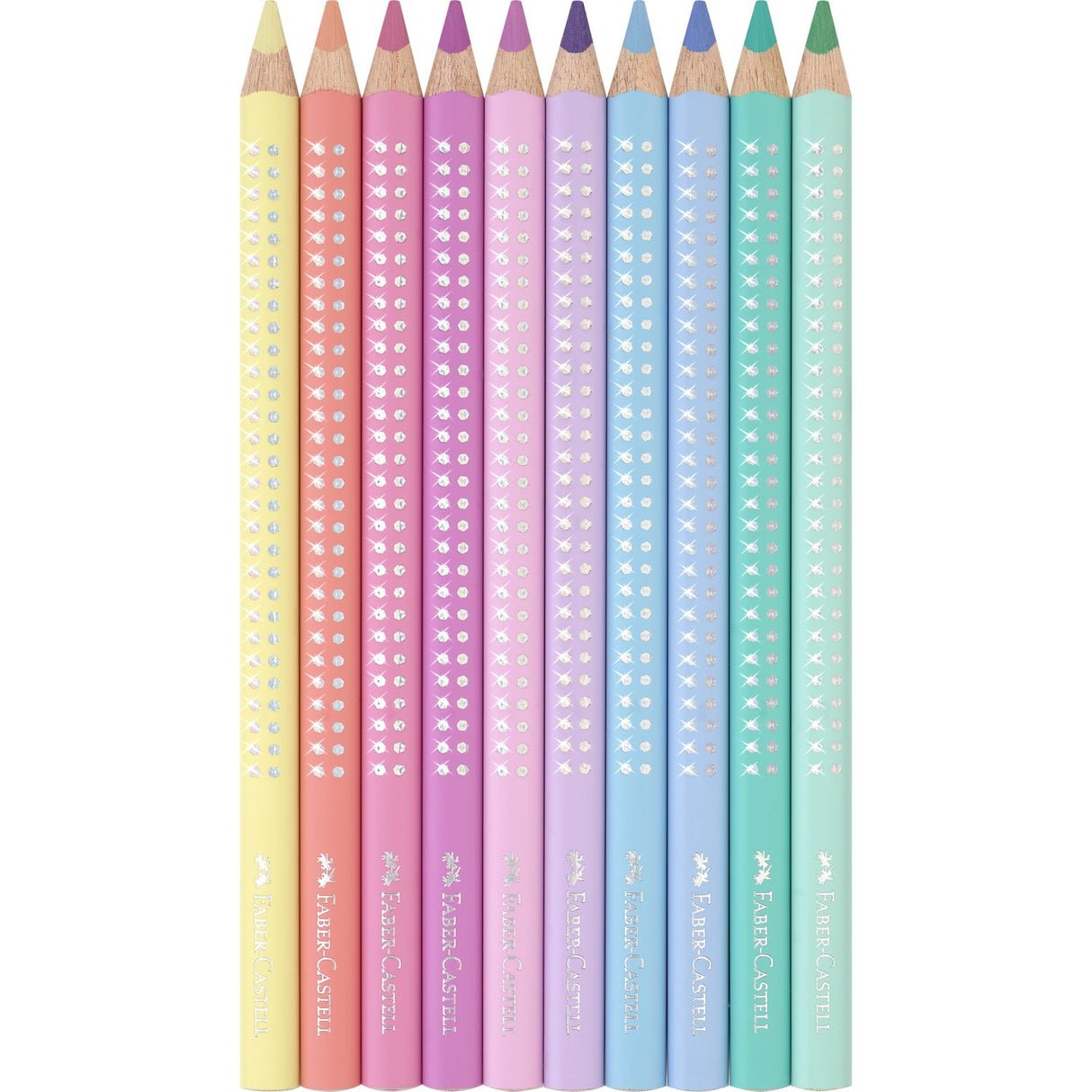 Faber-Castell Jumbo Sparkle Crayons Pastell