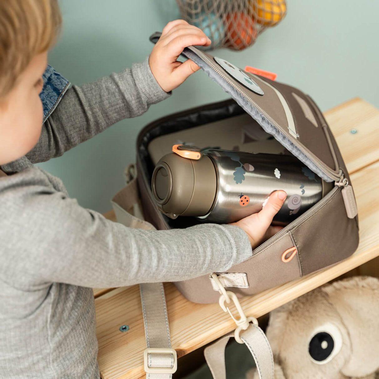 DonebyDeer Sand Tiny Trails Insulated Strån Flaska