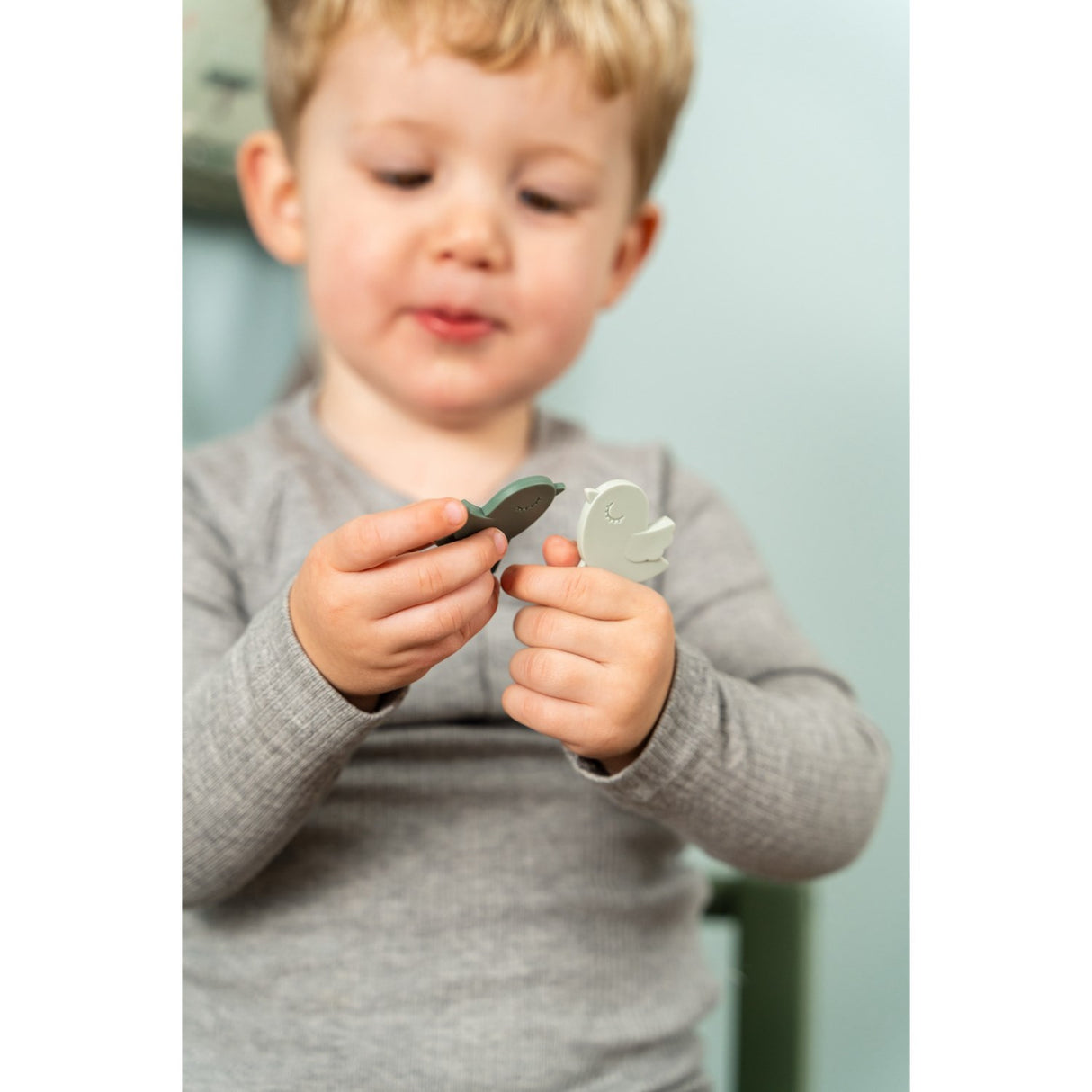 DonebyDeer Green Tiny Trails Tiny Lunch Låda Med Snack Picks