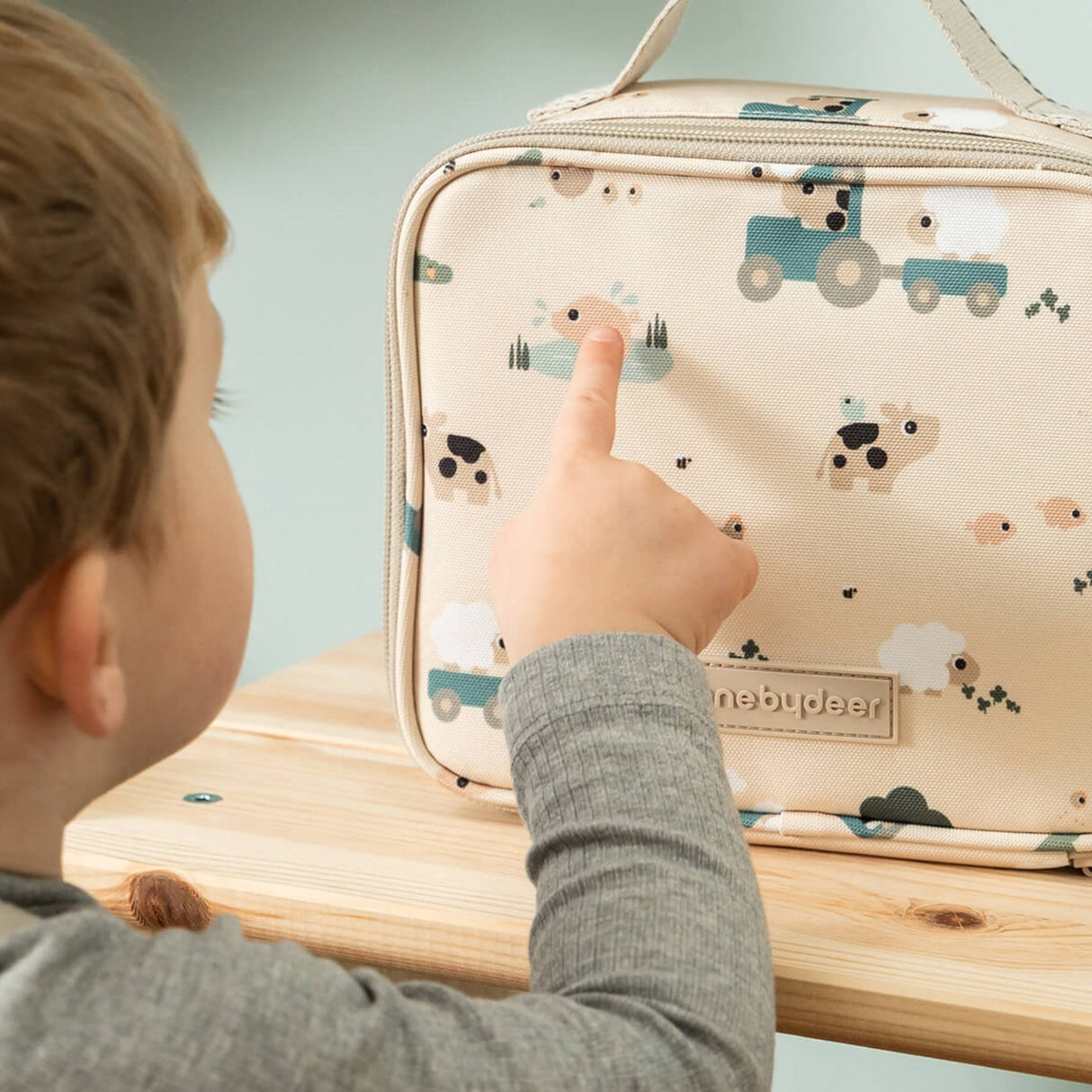 DonebyDeer Sand Tiny Farm Tiny Insulated Lunch Väska