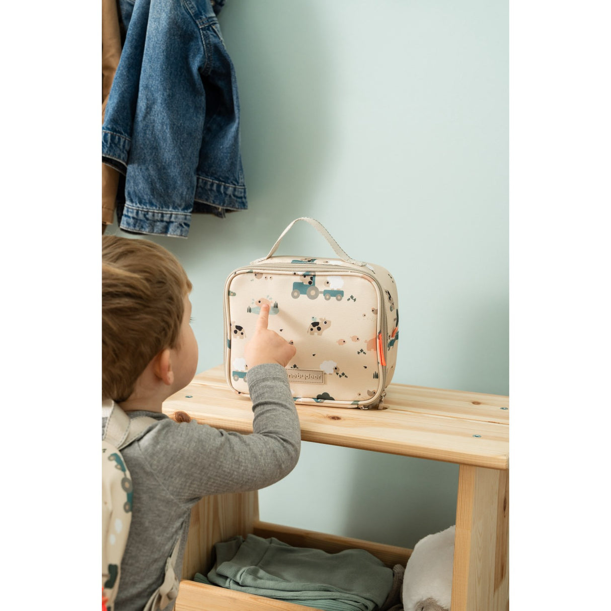 DonebyDeer Sand Tiny Farm Tiny Insulated Lunch Väska