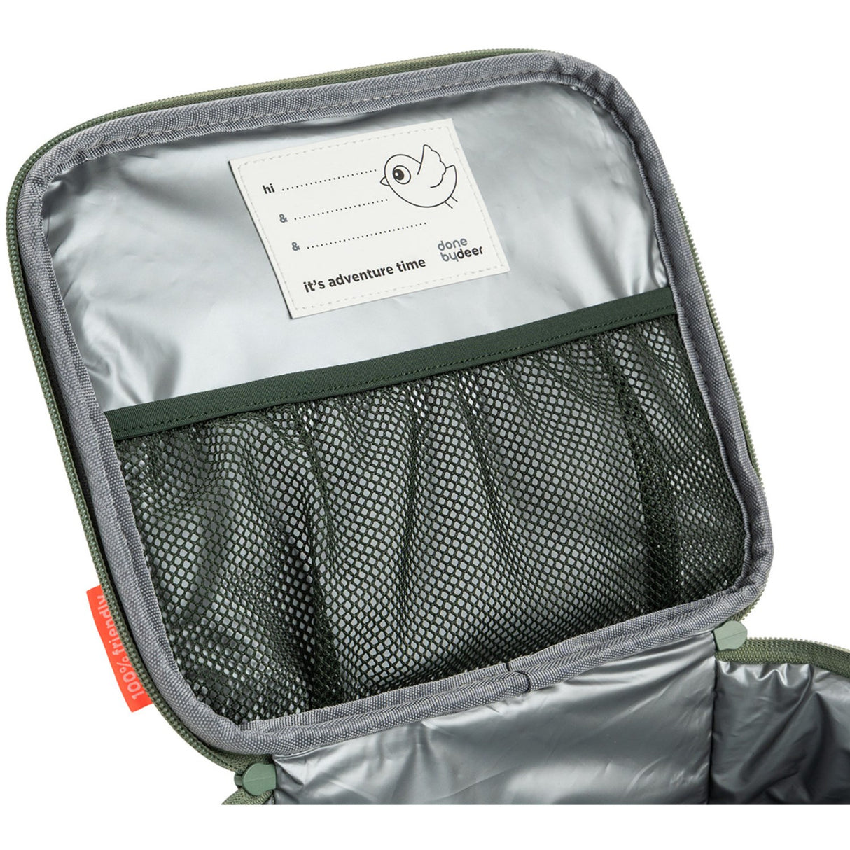 DonebyDeer Green Tiny Trails Insulated Lunch Väska