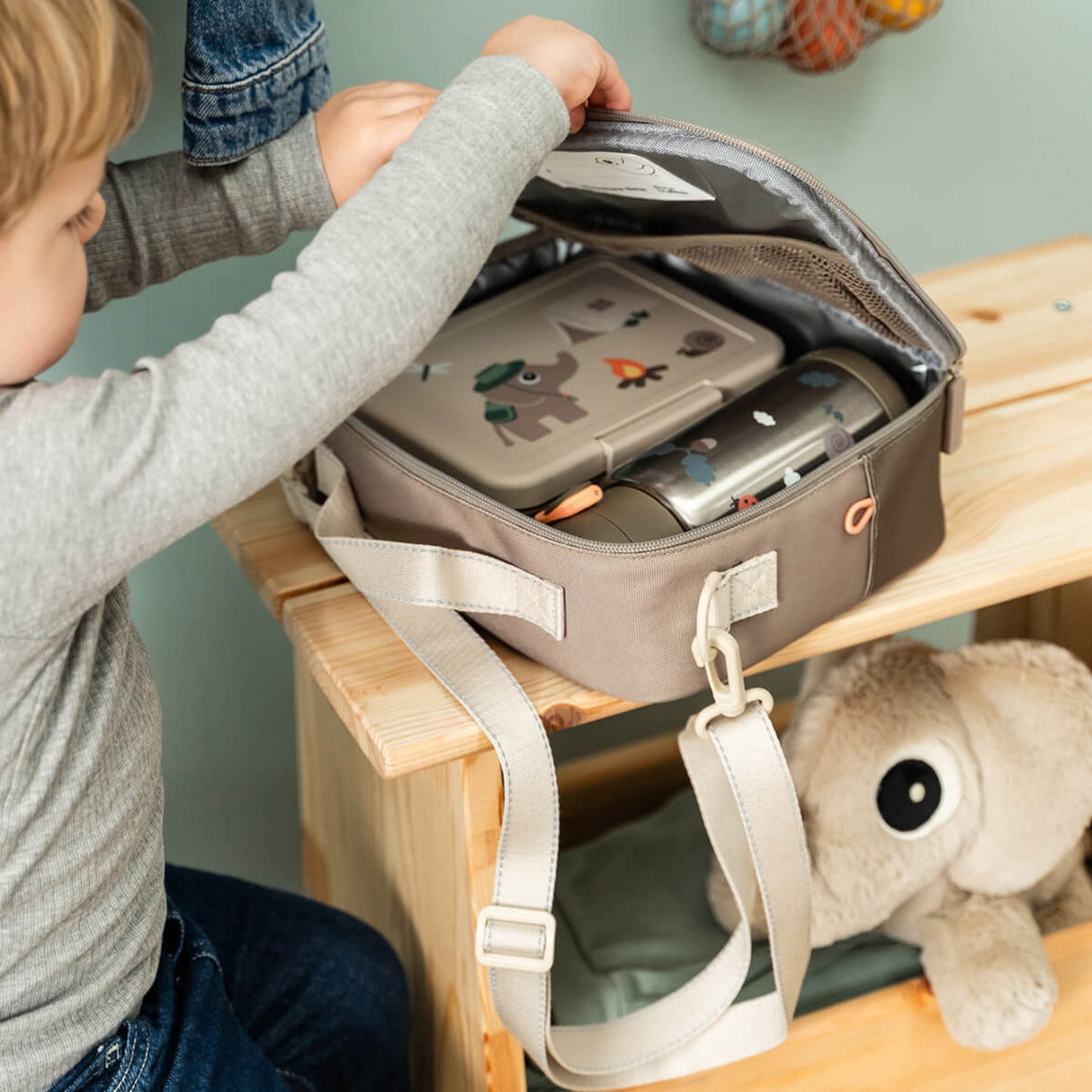 DonebyDeer Sand Tiny Trails Insulated Lunch Väska
