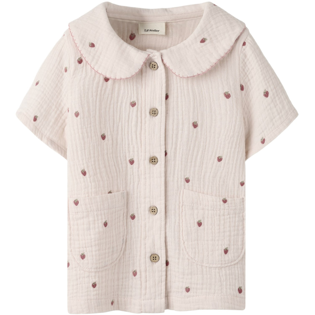 Lil'Atelier Morganite Nmfkamma Ss Loose Skjorta Lil