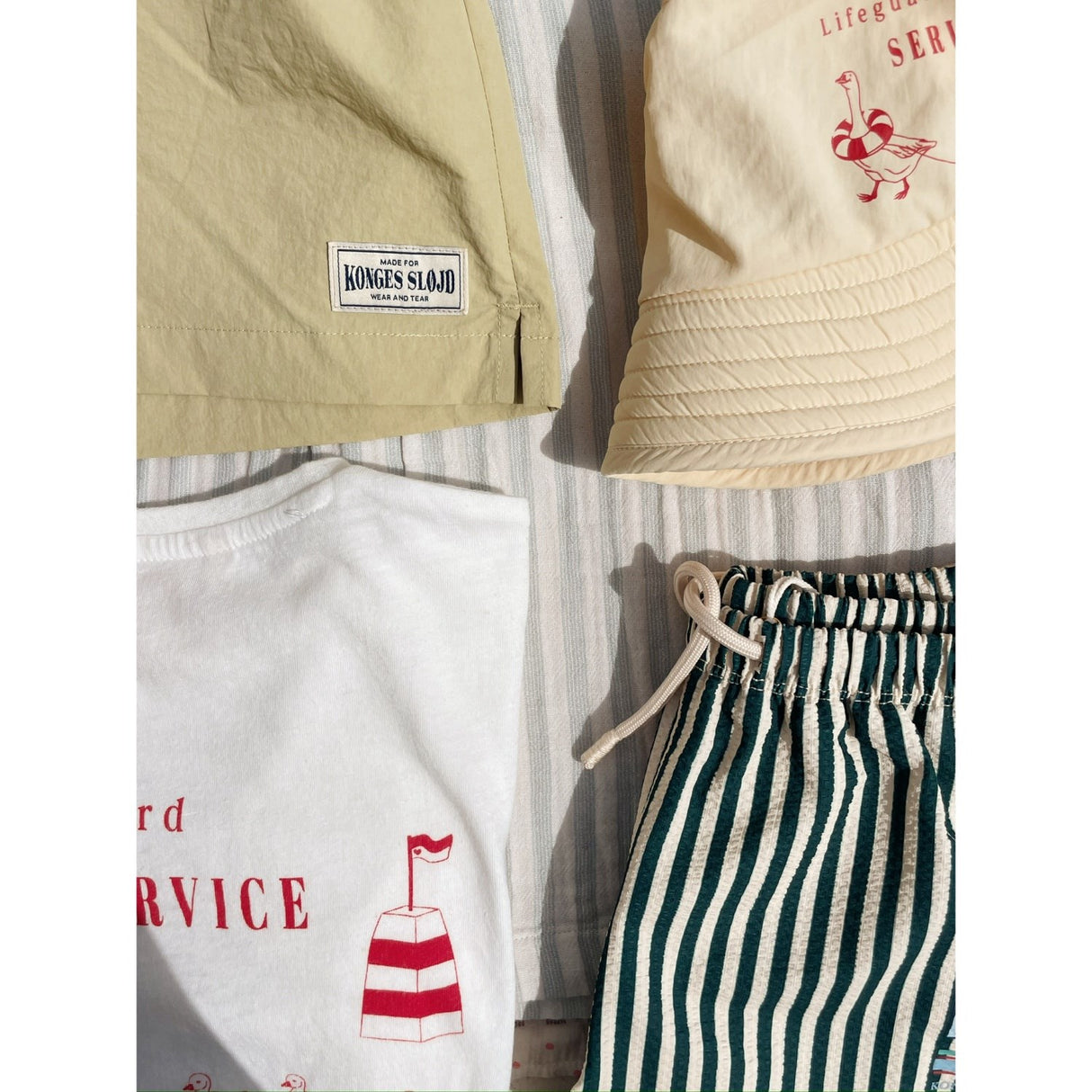 Konges Sløjd Sea Moss Seer Asnou Kort Swimshorts Grs