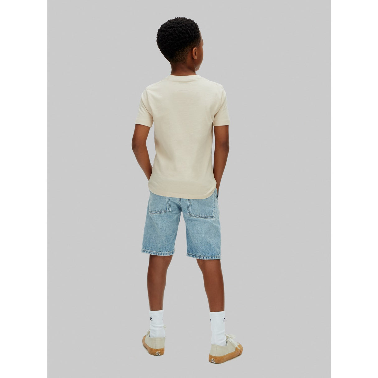 Calvin Klein Dante Wash Skater Denim Kort Dante Wash