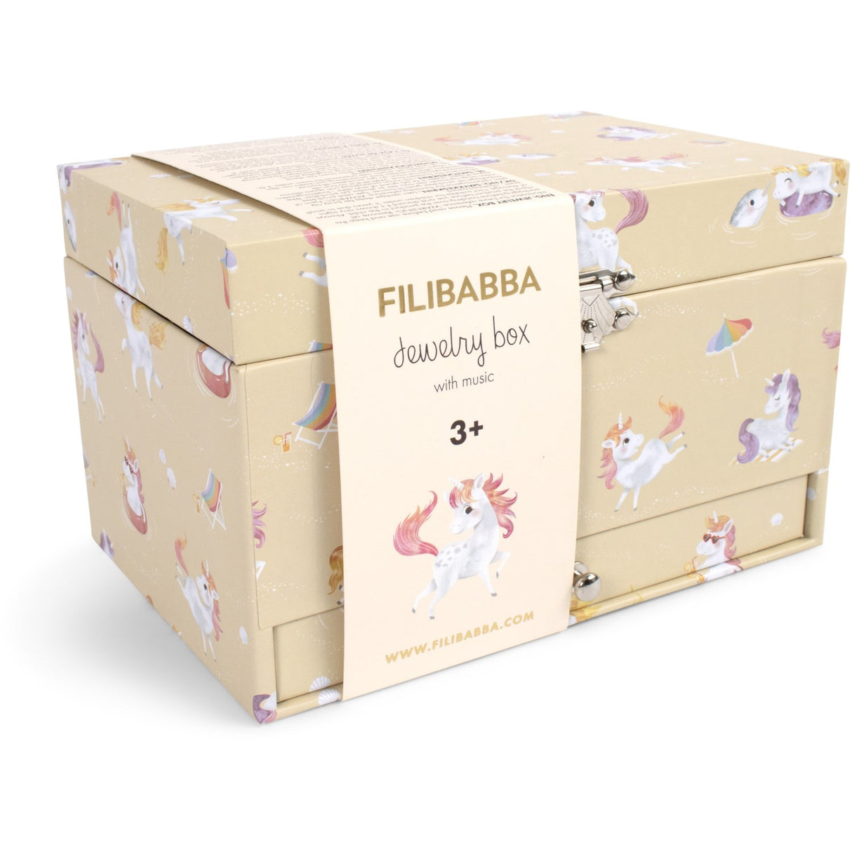 FILIBABBA Unicorn Smyckeskrin Med Musik