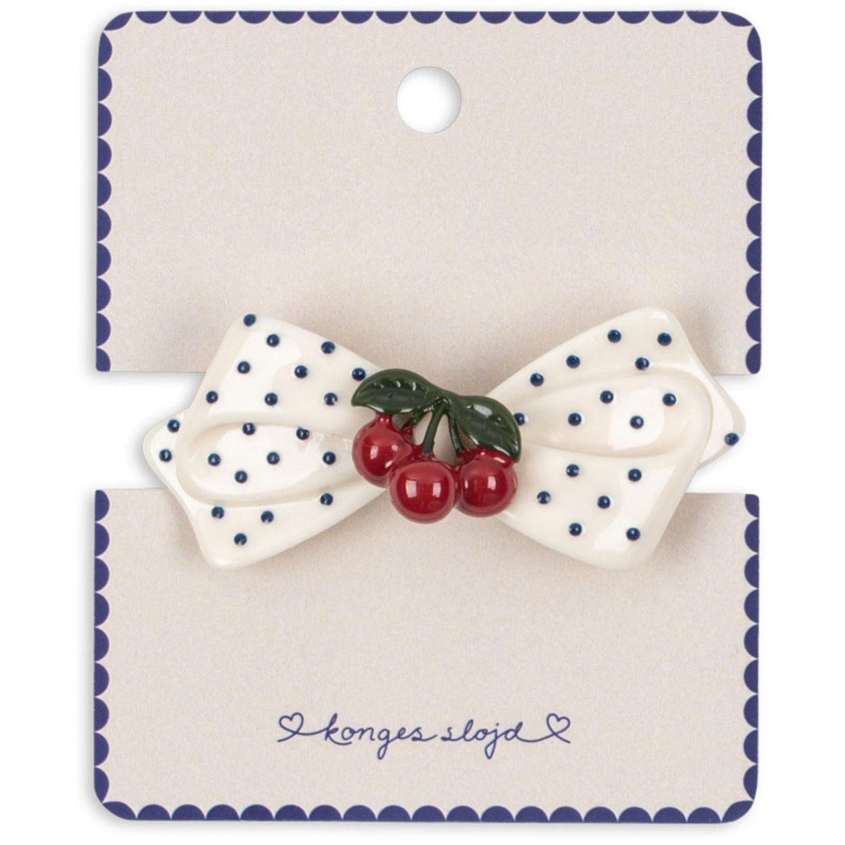Konges Sløjd Multi Cherry Dot Hair Clip
