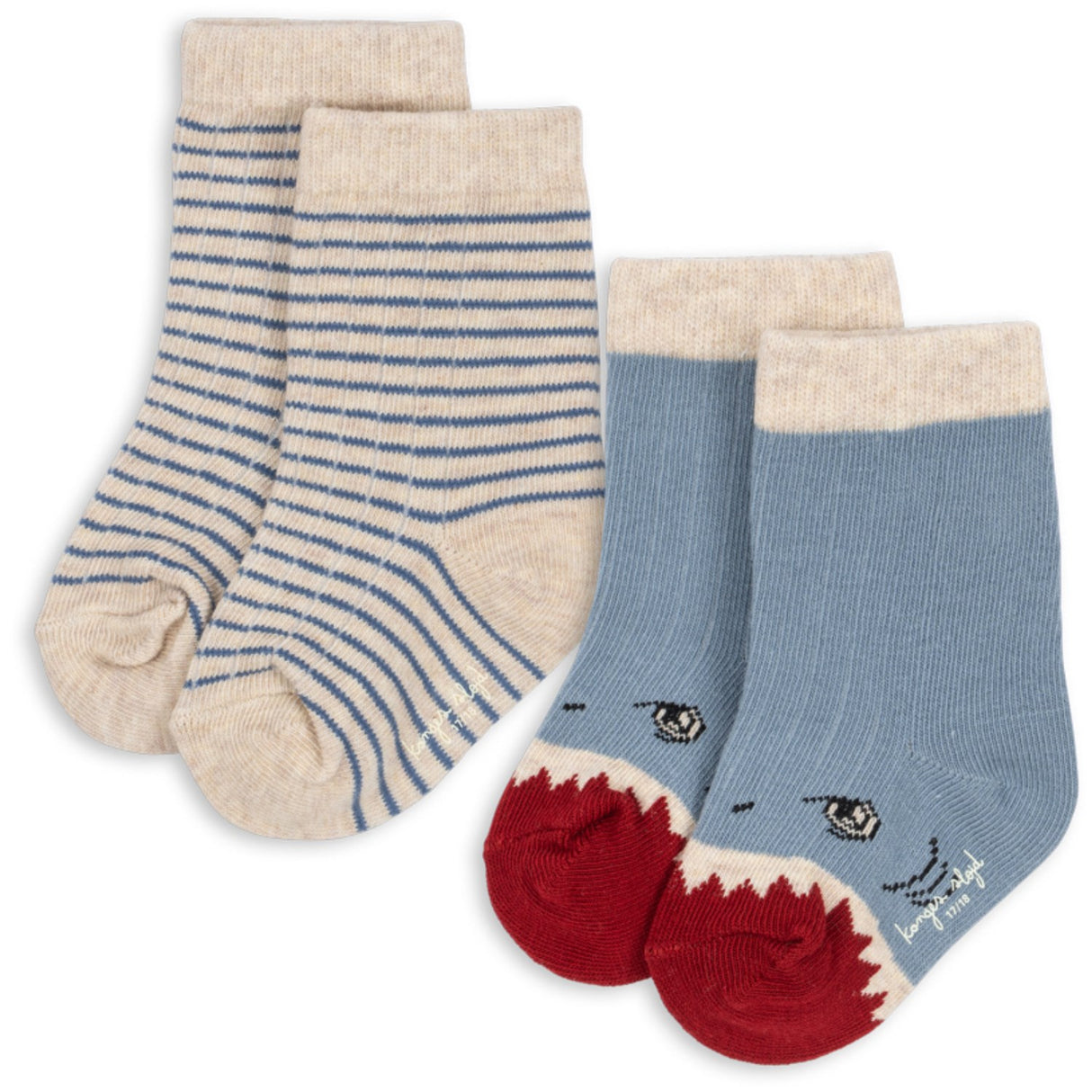 Konges Sløjd Shark 2 Pack Shark Rib Strumpor