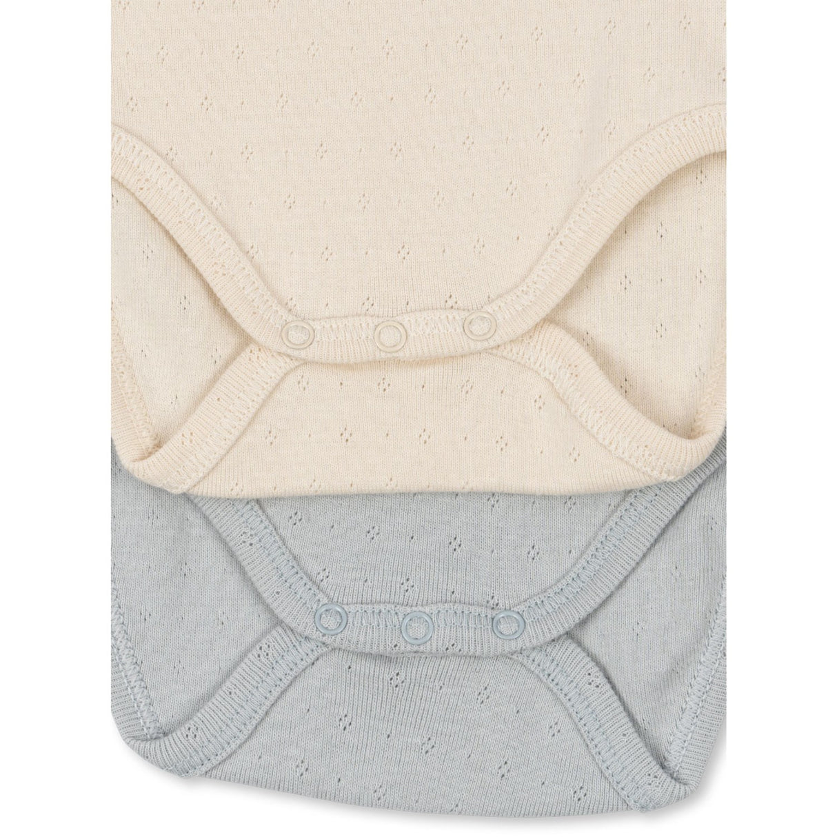 Konges Sløjd Buttercream/Pearl Blue Fanga Perla 2 Pack Ss Body Ocs
