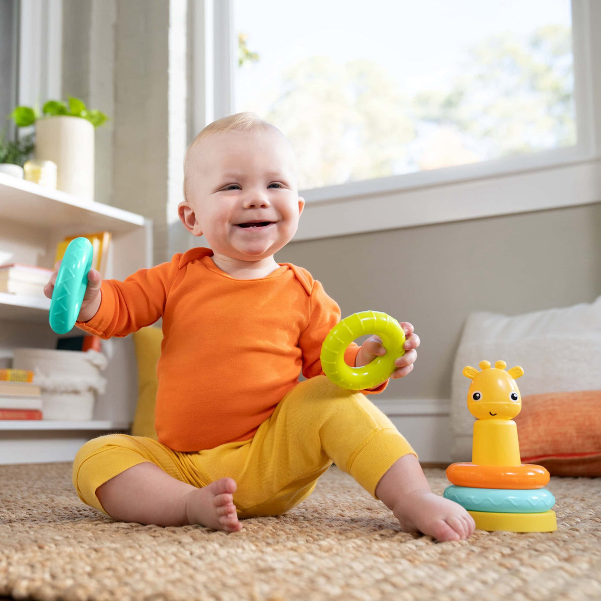 Bright Starts Giraffe Tower™ Stacking Leksak