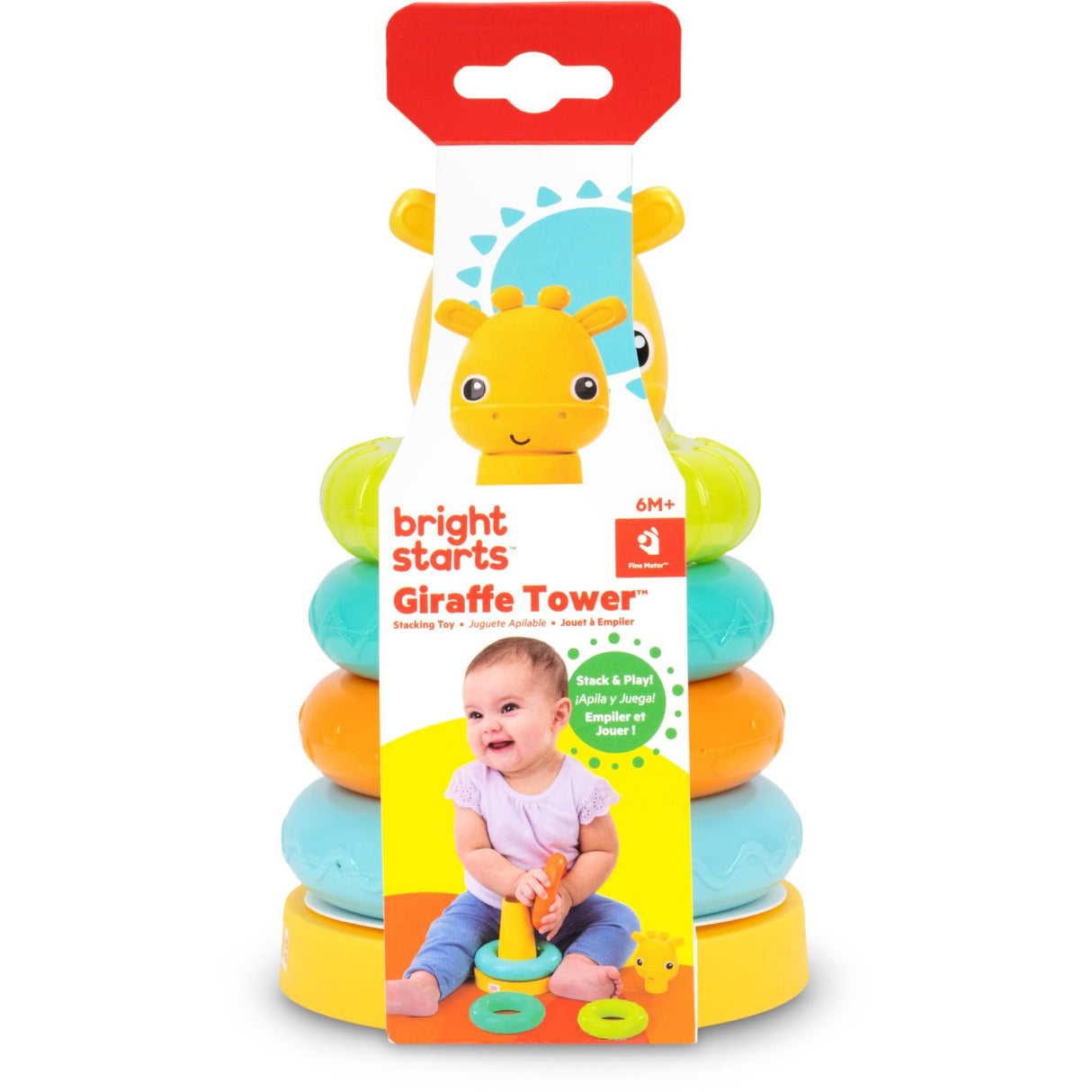 Bright Starts Giraffe Tower™ Stacking Leksak