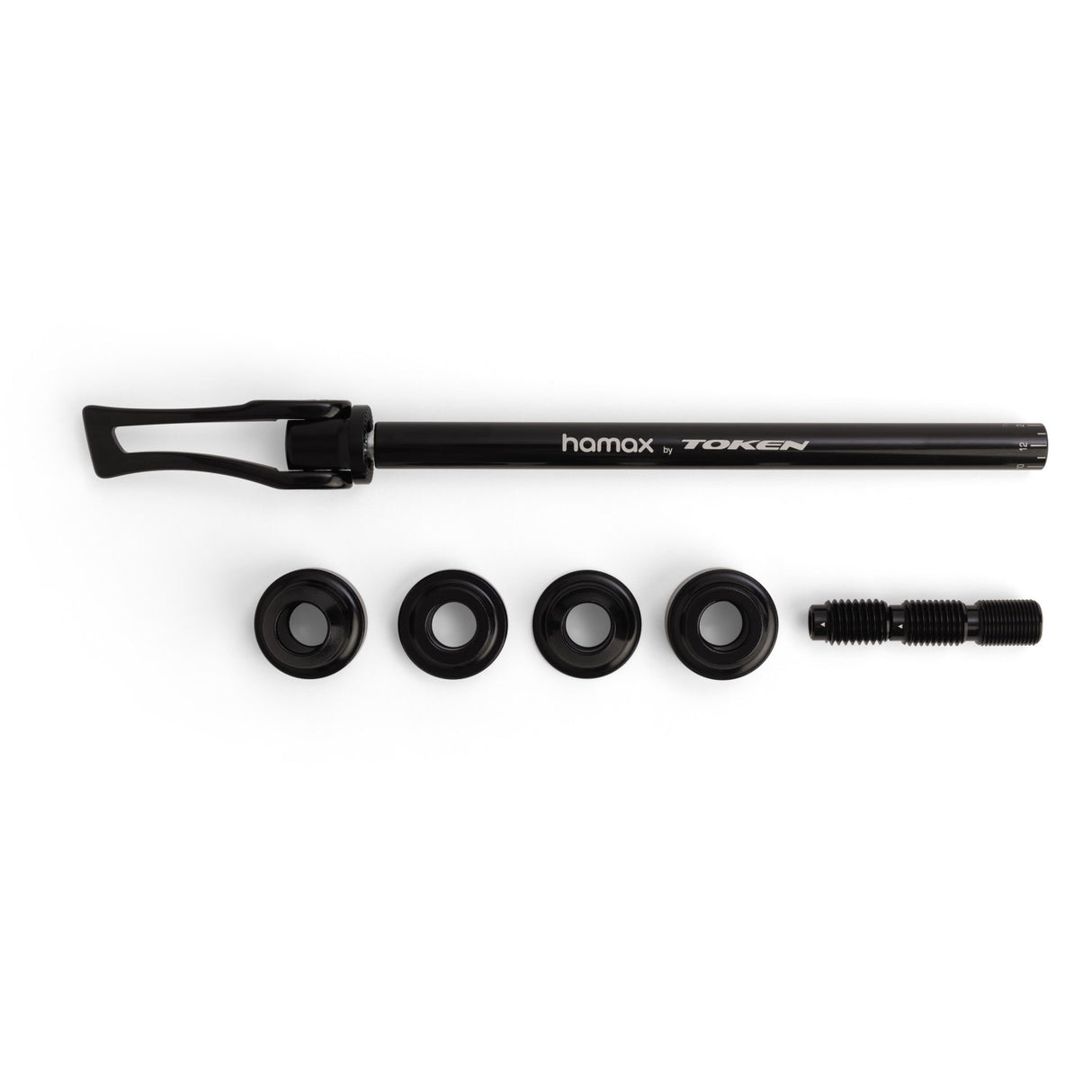 Hamax Black Thru-Axle 12 Mm, Token One Size