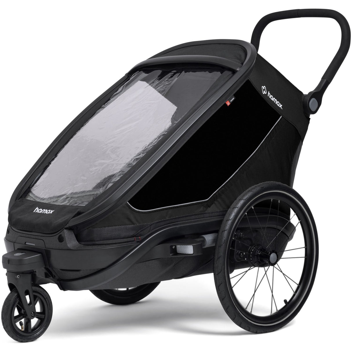 Hamax Black Outback Next Enkelt Bicycle Trailer Enkelt