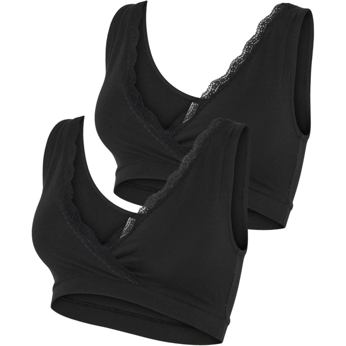 Mama;licious Black Mlhelena Crossy Lace BH 2F 2-P Noos