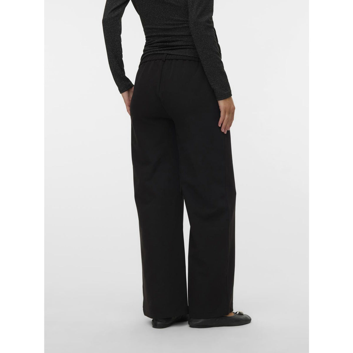 Mama;licious Black Mllora Wide Wo Byxor