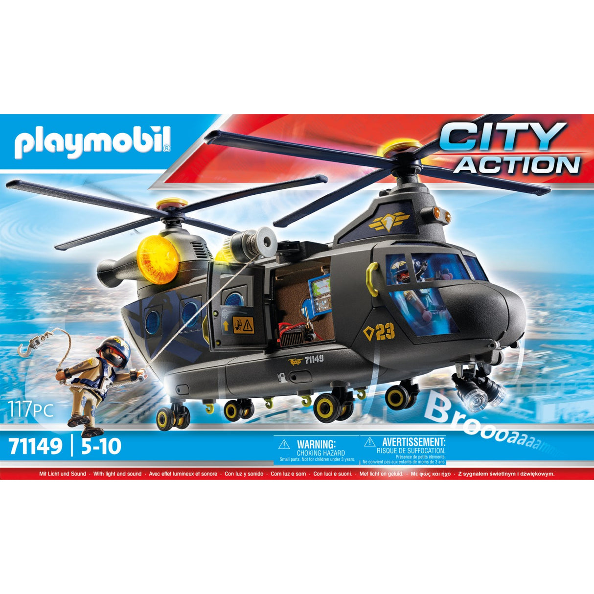 Playmobil® Tactical Unit Rescue Aircraft