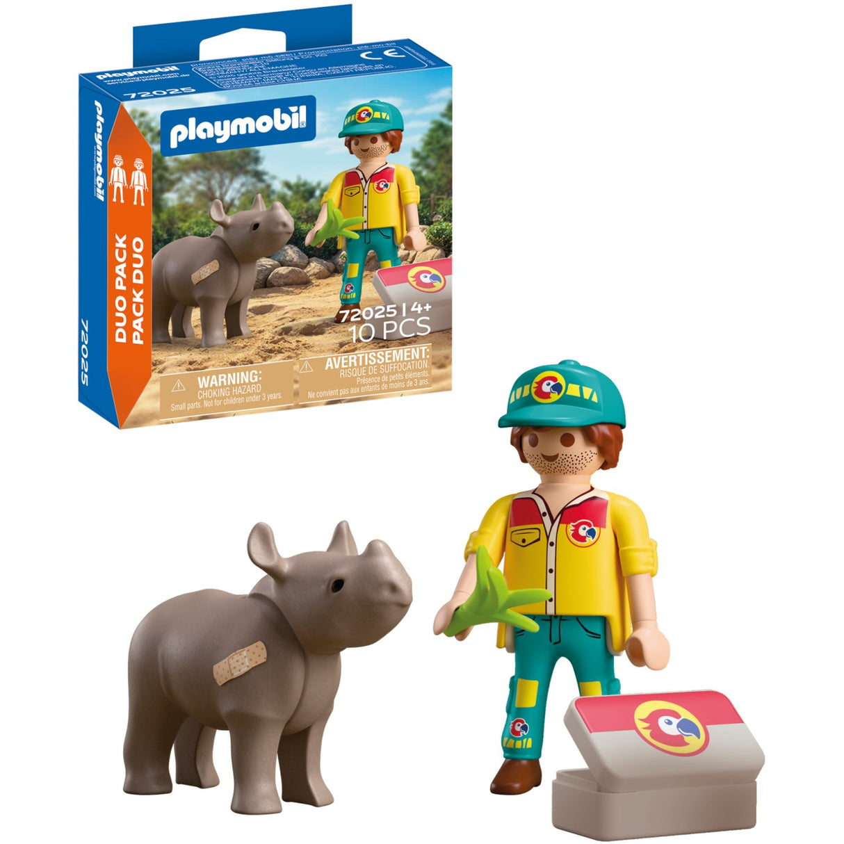 Playmobil® DuoPack Ranger With Rhino