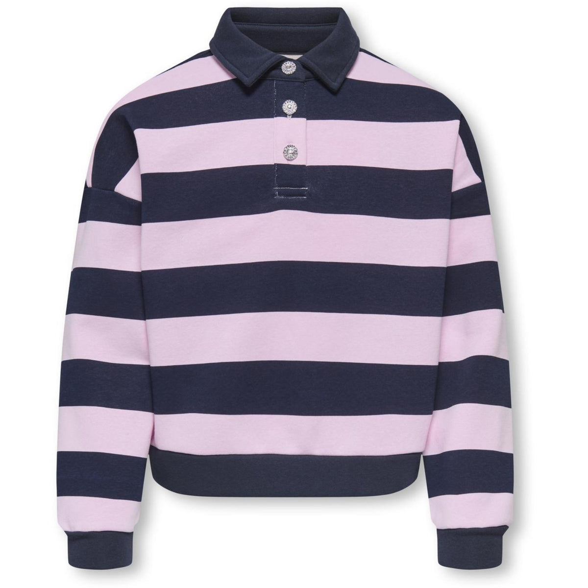 kids ONLY Night Sky Pink Lady Kogsweat Ls Pikétröja Swt