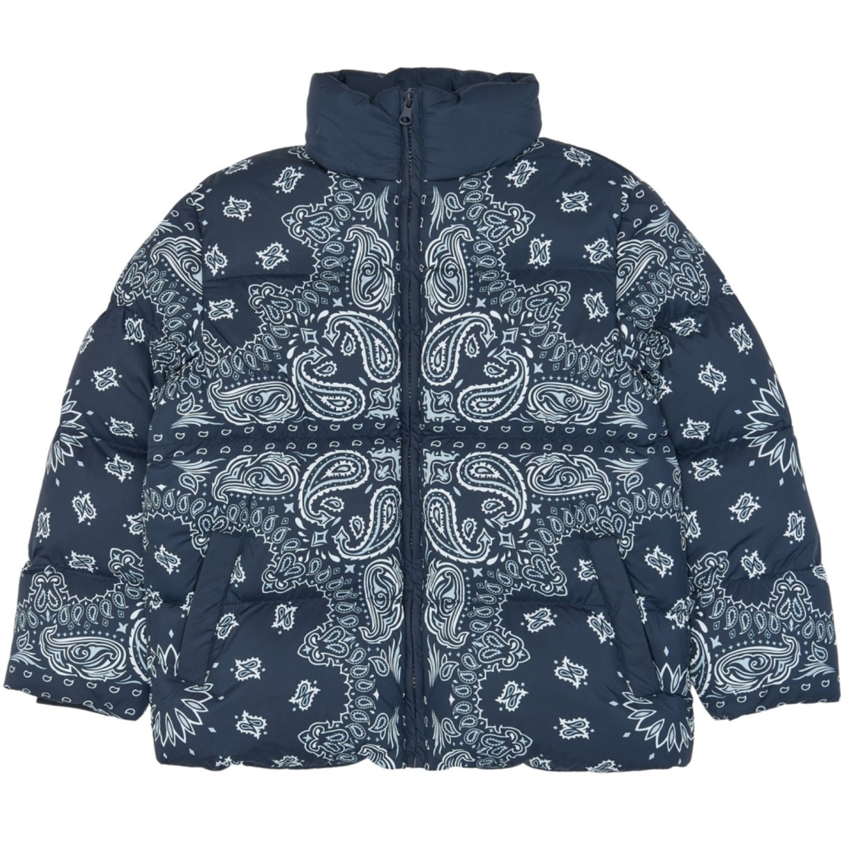 The New Navy Blazer AOP Tnullvar Puffer Jacka