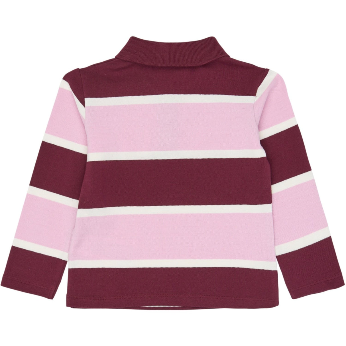 THE NEW Siblings Burgundy Striped Tn Tnstvidalia L_S Pique Pikétröja