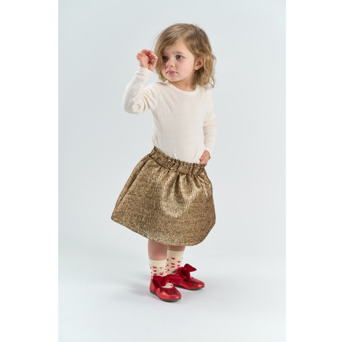 THE NEW Siblings Gardenia Tnstysa L_S Pointelle Tee